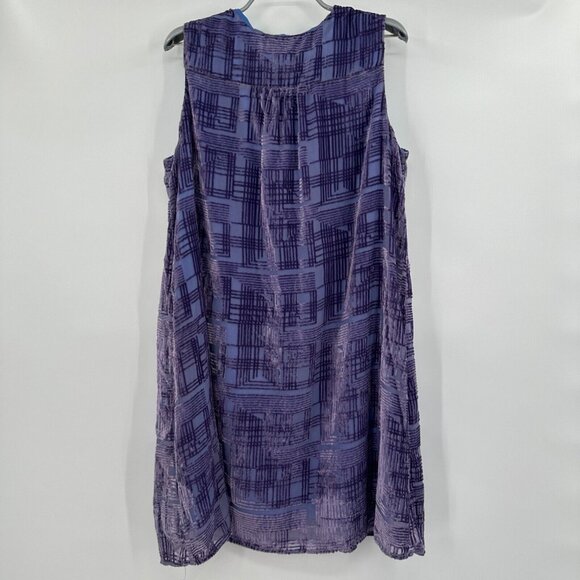 Eri + Ali Anthropologie Women's Velvet Sleeveless Shift Dress - Size 12 - NWT - Picture 2 of 5